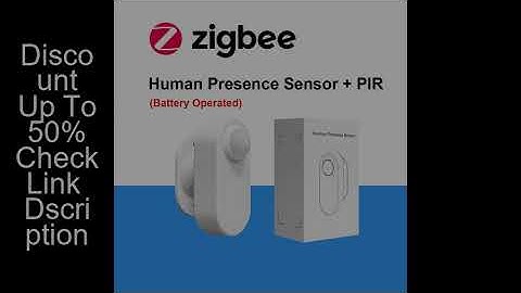 Zigbee Human Presence Detector,Luminance/Distance Detection,  Smart PIR Motion Sensor 24G Support Zi
