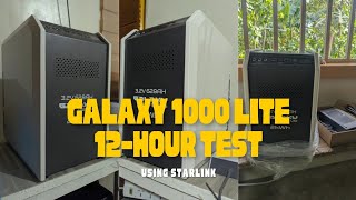 GALAXY 1000 Lite generator - Actual test