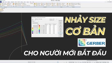 Hướng Dẫn Nhảy Cỡ Cơ Bản Trong Gerber AccuMark Và Optitex  | Nhảy size Gerber cho người mới bắt đầu
