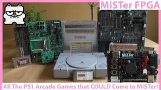 MiSTer FPGA PSX Core Could Run a TON of Arcade Games! Here's What and How! PS1 on MiSTer FPGA