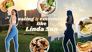 eating and exercising like LINDA SUN for a day!!