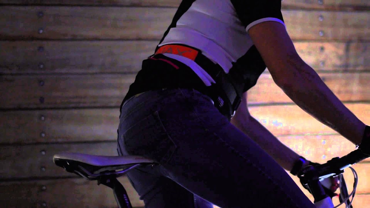 Visijax USB Rechargeable LED Belts in action