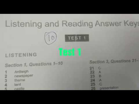 Self-Drive Tours In The Usa Test 1 Listening Answer Key Ci 10 Test 1 Listening Answer Key