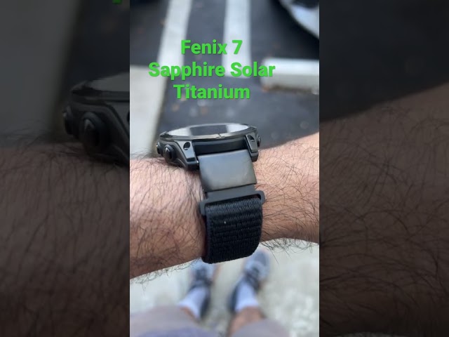 Fenix 7 Sapphire Solar