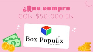 ¿Qué COMPRO con $50.000 💵 en BOX POPULIX?  shaker, acetato, artística para  CANDY BAR y manualidades by Rincon de Ideas 1,208 views 8 months ago 7 minutes, 44 seconds