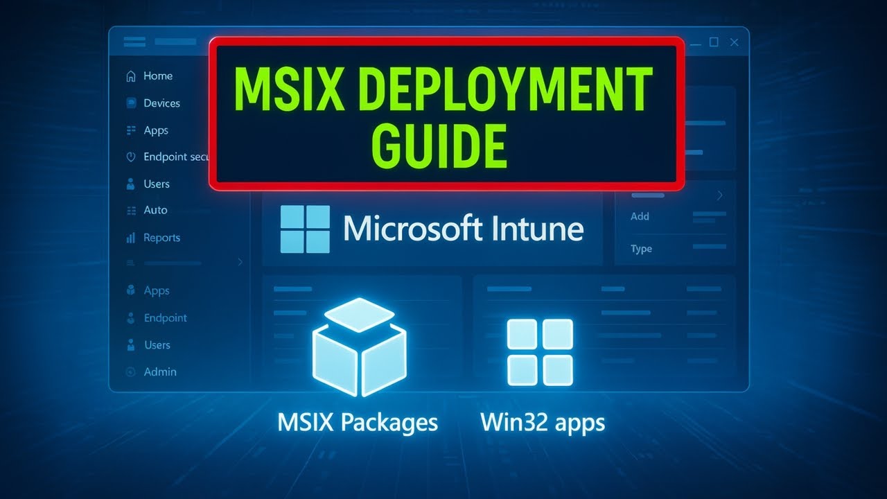 Deploy MSIX Applications Using Microsoft Intune Using Win32 App