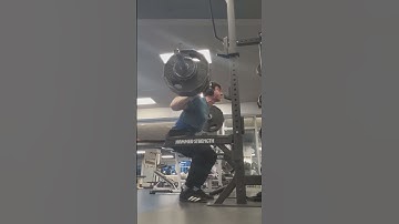 Deep paused squats - 345lbs x 5
