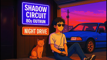 🚘 Outrun Mix Retro Night Drive: 1987 | Chill Synthwave | 🌃 Shadow Circuit Vol. 2