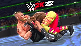 WWE 2K22 - Brock Lesnar vs Bobby Lashley | Hamza Iftikhar