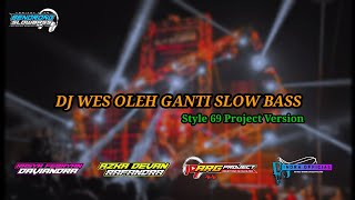 DJ WES OLEH GANTI SLOW BASS By ARG Project Indra ofiicial