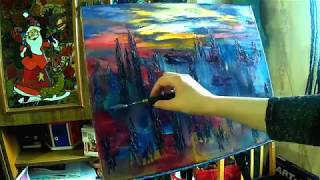 Картина маслом на холсте, серия работ Картина маслом на холсте, серия работ