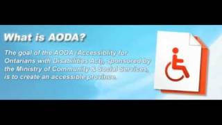 AODA Training Video - Accessibility for Ontarians with Disabilities Act