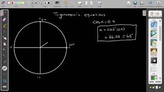 Solving trigonometric equation with cosx -IB Maths AI and AA
