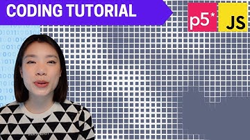 p5.js Coding Tutorial | Disco Grid (Perlin Noise)