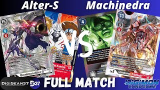 Omnimon Alter-S Turbo VS Machinedramon | Digimon Card Game | BT14 Blast ACE