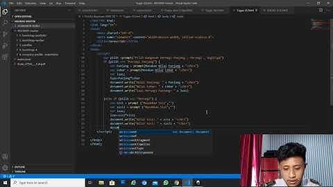 Menghitung Luas Bangun | Javascript