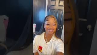Eullair Pre-Colored Customzied Wig 30inch t1b brown straight with brown @trinityaniyahh