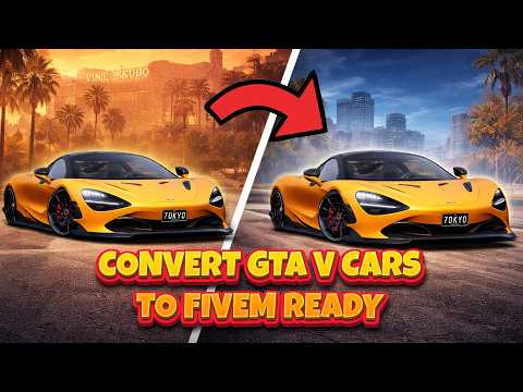 How to convert a GTA V addon vehicle into a FiveM ready vehicle in 2026 | FiveM Tutorial #3