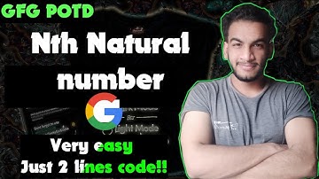 Nth Natural Number | gfg potd | 07-09-24 | GFG Problem of the day