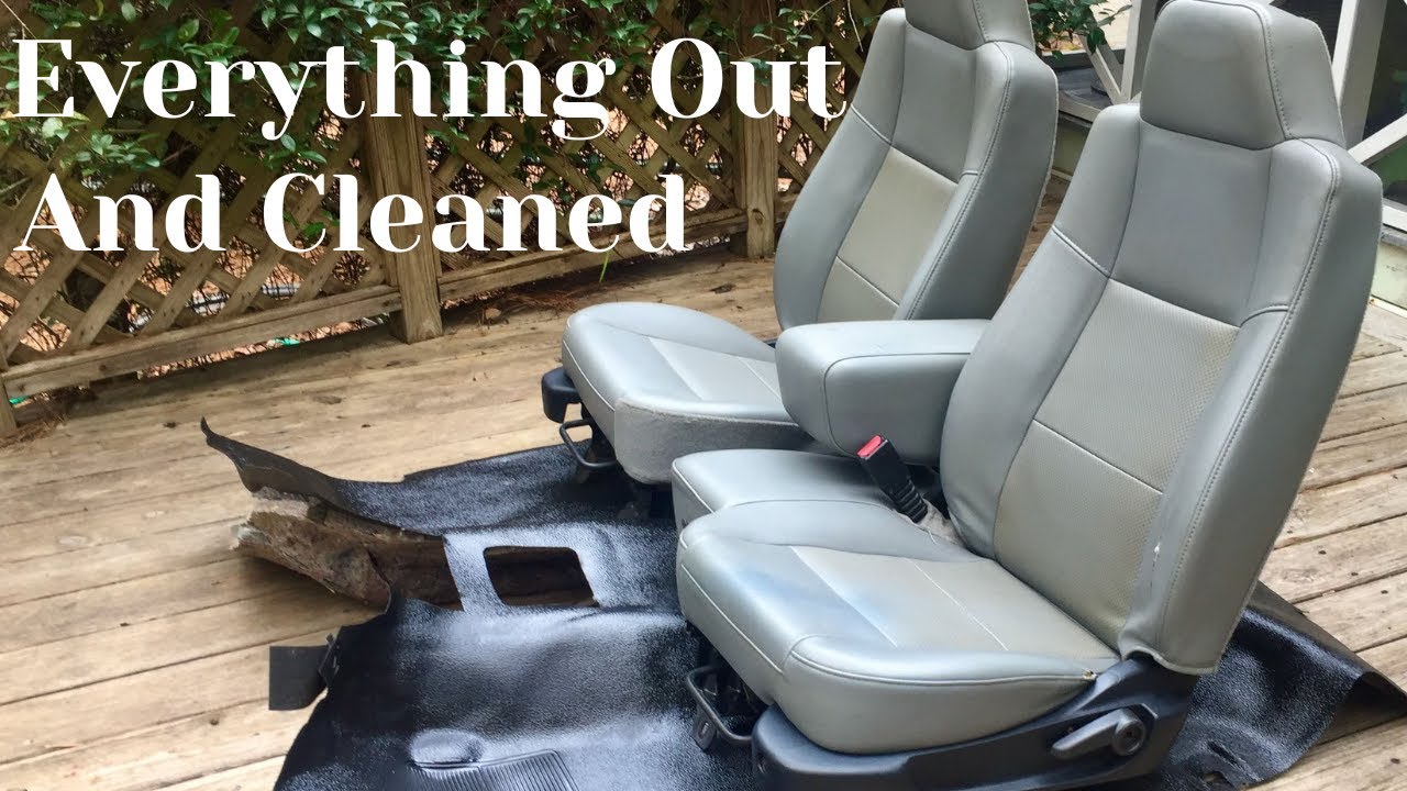 Ford Ranger Seats/Floor Liner Removal 