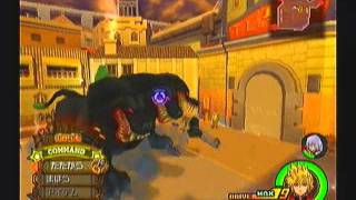 Roxas and Riku vs  Cerberus