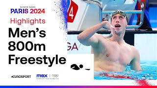 Ireland Make History Mens Swimming 800M Freestyle Highlights