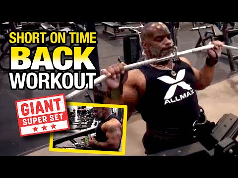 Giant Back Super Circuit for Maximum Pump & Muscle Growth