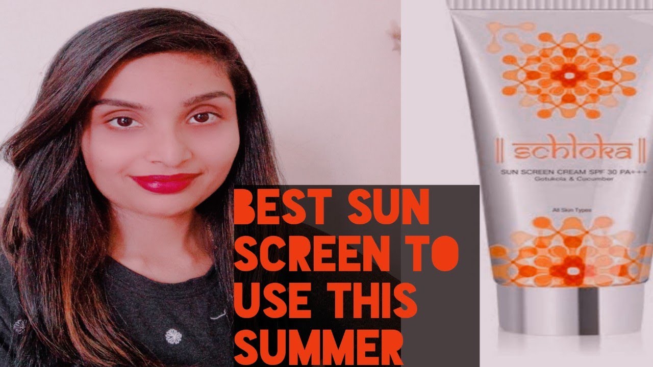 modicare schloka sunscreen cream review plus demo in hindi YouTube