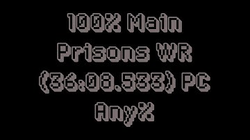 The Escapists | Main Prisons 100% FWR (36:08.533) PC Any%