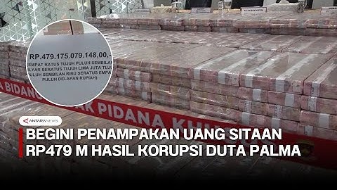 Disita Kejagung, begini penampakan uang tunai Rp479 M dari korupsi Duta Palma
