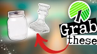 GENIUS Dollar Tree DIY Crafts using GLASSWARE