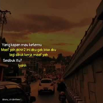 Story Wa Percakapan Telepon Baper || Aku Kangen Aku Pengen Ketemu || Story Wa Baper