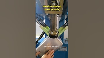 Medicine cabinet corner pressing machine #round box corner pressing machine #R corner pressing