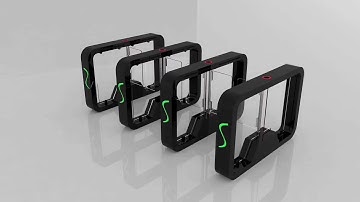 Entrance Security Swing Turnstile Barrier Gate Speed Gate Swing Barrier Turnstile Access Control