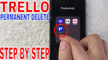 ✅  How To Permanently Delete Trello Account 🔴