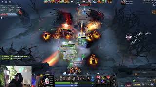 arteezy baiting for a big egg then baby rage
