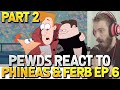 PewDiePie Reacts To Phineas and Ferb Episode 6 PART 2 on Live Stream #12