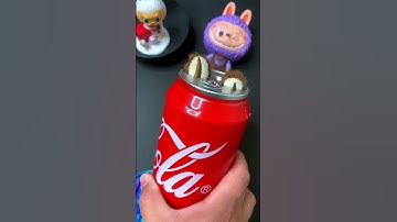 This is no ordinary Coke can! #labubu #popmart #unboxing #secret #toys #kawaii #cute #viral