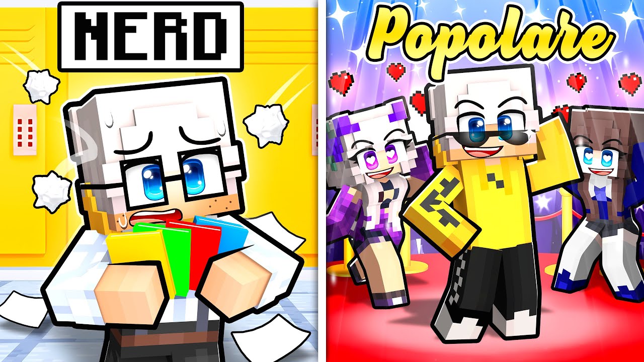 Da NERD a POPOLARE in Minecraft!