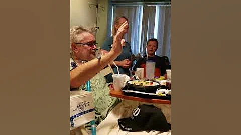 My brother Kenneth Blankenship praising God during...