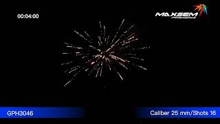 Maxsem Fireworks GPH3046 Club Odeon (16 shots 25mm)