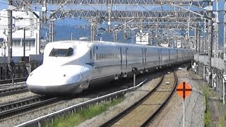 【高速通過】東海道新幹線 新富士駅をN700系が通過