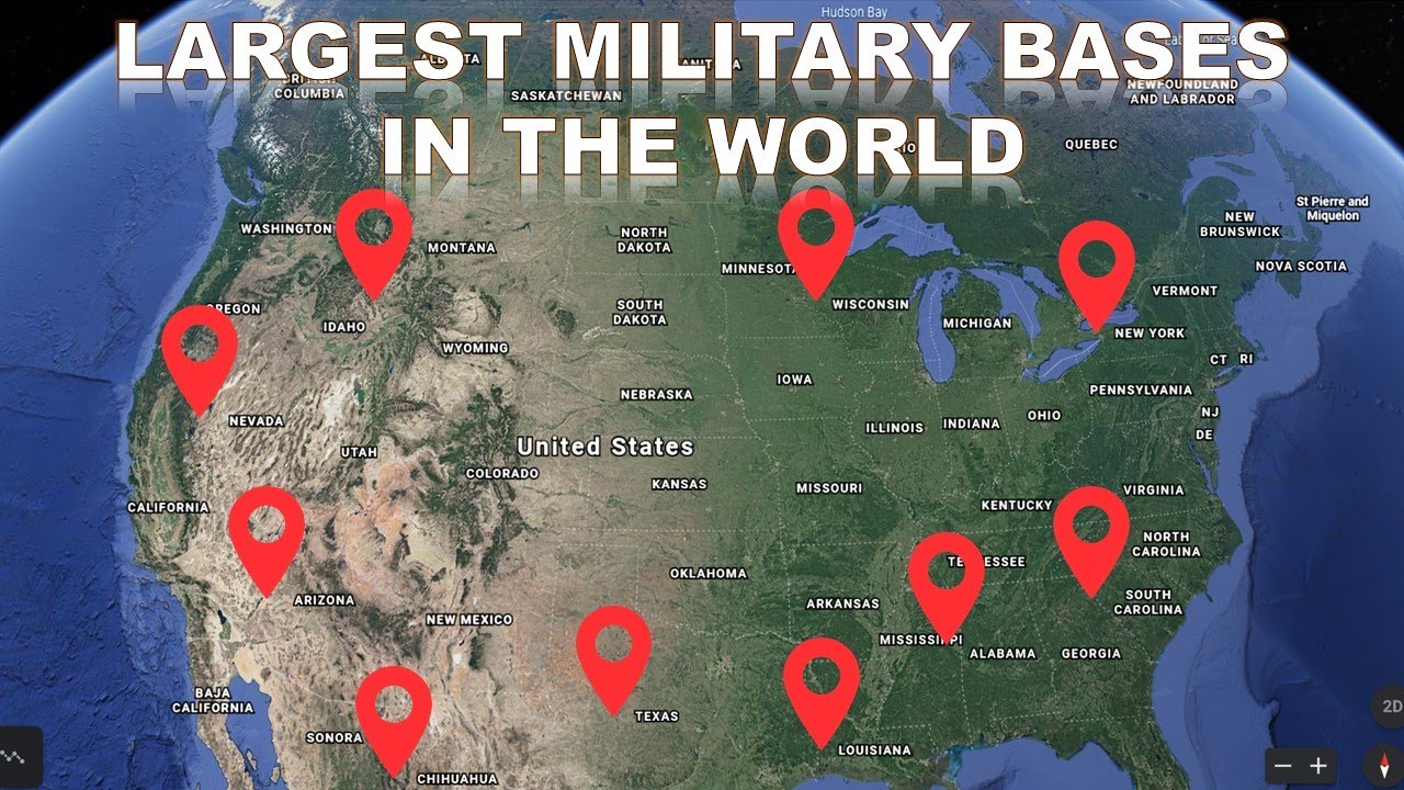 Army Military Bases Map