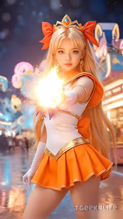 Sailor Venus & Sailor Mars Live Version ♥️🌜 #sailormoon #anime #ai