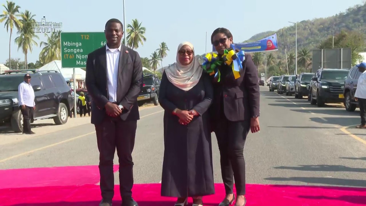 RAIS DKT. SAMIA KUZINDUA BARABARA YA MBINGA-MBAMBABAY 66KM MKOANI RUVUMA