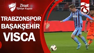 GOL Edin Visca Trabzonspor 1- 0 Başakşehir (Ziraat Türkiye Kupası Çeyrek Final)