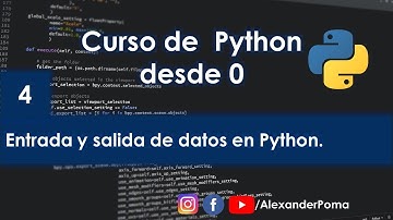 Curso de python - Entrada y salida de datos String en python 2019