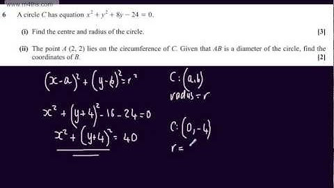 Q6 Core 1 C1 OCR May June 2013 Past Paper   Exam Practice AS Maths