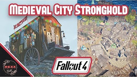 Settlement Tour: SPECTACLE ISLAND -  Huge Medieval City/Stronghold - Fallout 4 (XB1)(WIP)