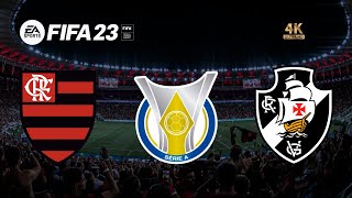 Flamengo x Vasco | FIFA 23 Gameplay | Brasileirão 2023 [4K 60FPS]